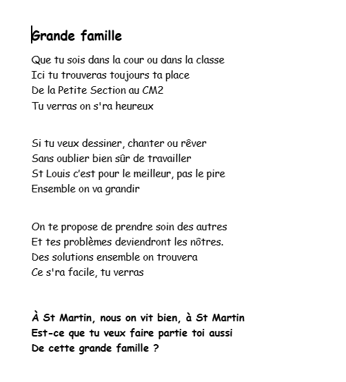 Chanson de l’année